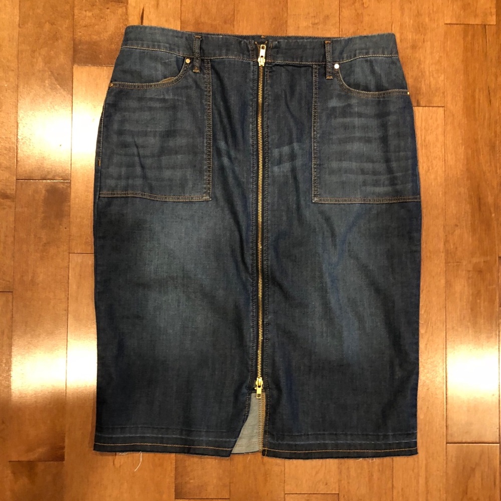Chico’s jean skirt
